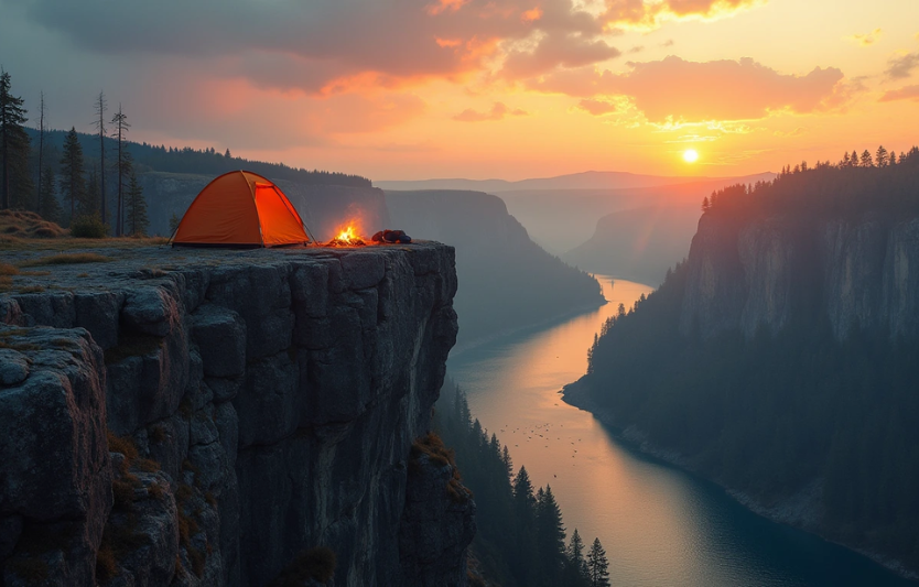 ТОП-7 незвичних місць для кемпінгу в Україні